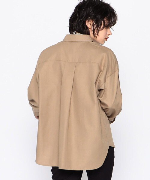 COMME CA ISM(コムサイズム)の「袖開き デザインシャツ(シャツ/ブラウス・レディース・チャコール/オフホワイト/キャメル・MEDIUM/LARGE)」の16枚目の写真