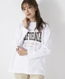 【OP:オーピー】レディースロゴ長袖Tシャツ ロングTシャツ