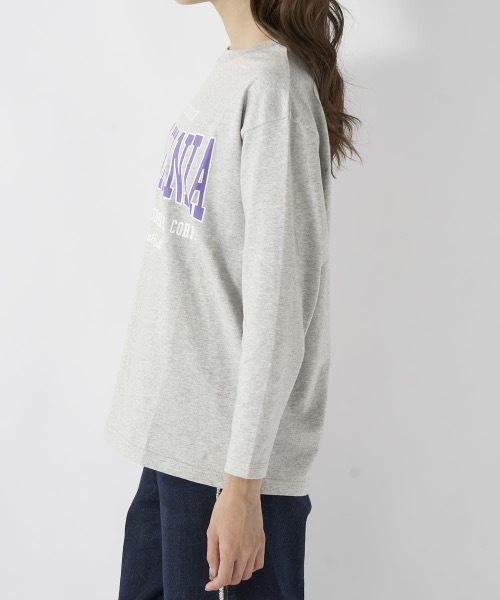 Ocean Pacific(オーシャンパシフィック)の「【OP:オーピー】レディースロゴ長袖Tシャツ ロングTシャツ(Tシャツ/カットソー・レディース・ホワイト/ベージュ/グリーン/ヘザーグレー/チャコール・MEDIUM/LARGE/X-LARGE)」の9枚目の写真