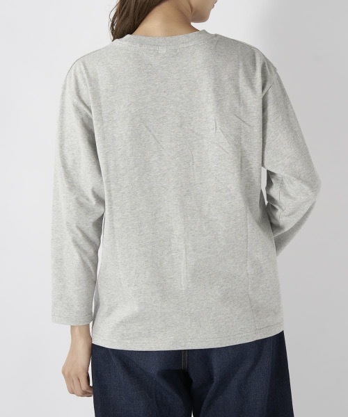 Ocean Pacific(オーシャンパシフィック)の「【OP:オーピー】レディースロゴ長袖Tシャツ ロングTシャツ(Tシャツ/カットソー・レディース・ホワイト/ベージュ/グリーン/ヘザーグレー/チャコール・MEDIUM/LARGE/X-LARGE)」の10枚目の写真