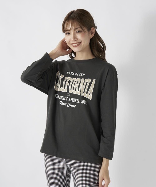 L　80s　オーシャンパシフィック　ロングスリーブTシャツ　メンズ　黒　カナダ製 patagonia>メンズ・ロングスリーブ・ロング・ウェイ・ラウンド