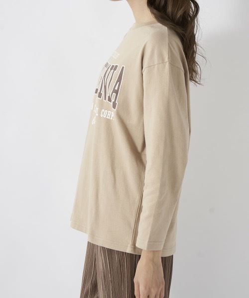 Ocean Pacific(オーシャンパシフィック)の「【OP:オーピー】レディースロゴ長袖Tシャツ ロングTシャツ(Tシャツ/カットソー・レディース・ホワイト/ベージュ/グリーン/ヘザーグレー/チャコール・MEDIUM/LARGE/X-LARGE)」の22枚目の写真