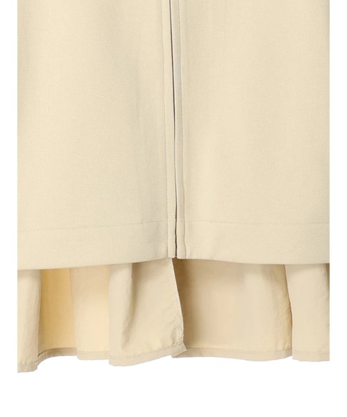 AMERICAN HOLIC（アメリカンホリック）の「異素材バックフレアパーカー（カーディガン/ボレロ・レディース・ブラック/ライトベージュ・L/M）」の8枚目の写真