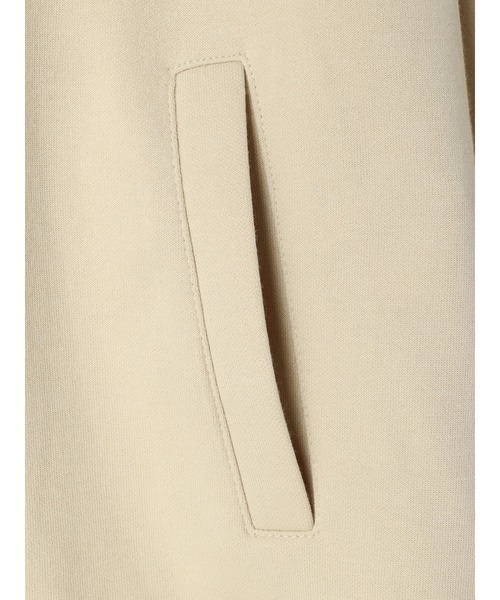 AMERICAN HOLIC（アメリカンホリック）の「異素材バックフレアパーカー（カーディガン/ボレロ・レディース・ブラック/ライトベージュ・L/M）」の11枚目の写真