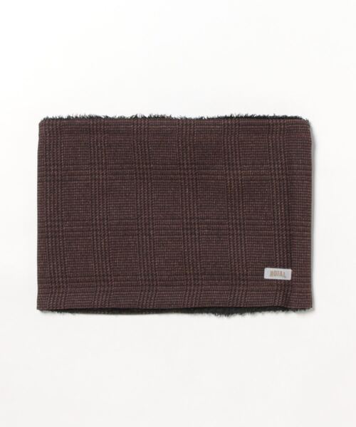 roial(ロイアル)の「NECK WARMER/ROIAL(ロイアル)ワンポイントブランドロゴネックウォーマー(ネックウォーマー/スヌード・メンズ・ブルー/ブラウン/レッド・FREE)」の2枚目の写真