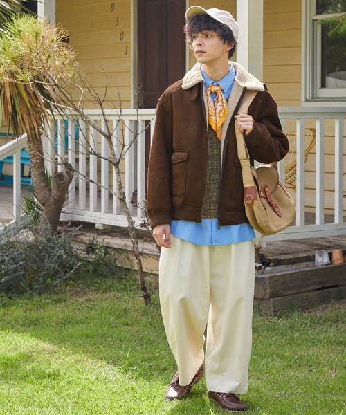 TOMORROWLAND ボア襟ムートンジャケット ラムレザー ムートン