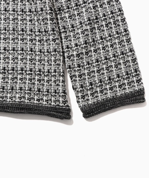 Culto(クルト)の「TWEED パターン クルーネックニット(ニット/セーター・レディース・グリーン/ブルー/ブラック・M/L)」の7枚目の写真