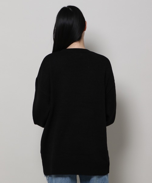 3.3 Field Trip （3.3フィールドトリップ）の「3.3 Field Trip／ロゴニットプルオーバー  2988752（ニット/セーター・レディース・ブラック/グリーン/グレー・FREE）」の10枚目の写真