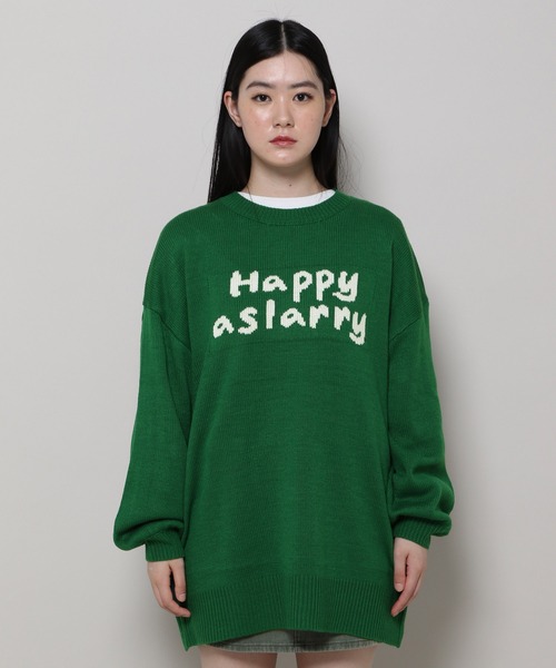 3.3 Field Trip （3.3フィールドトリップ）の「3.3 Field Trip／ロゴニットプルオーバー  2988752（ニット/セーター・レディース・ブラック/グリーン/グレー・FREE）」の14枚目の写真