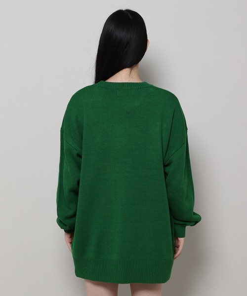 3.3 Field Trip （3.3フィールドトリップ）の「3.3 Field Trip／ロゴニットプルオーバー  2988752（ニット/セーター・レディース・ブラック/グリーン/グレー・FREE）」の16枚目の写真