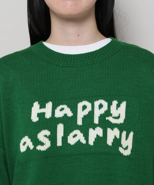 3.3 Field Trip （3.3フィールドトリップ）の「3.3 Field Trip／ロゴニットプルオーバー  2988752（ニット/セーター・レディース・ブラック/グリーン/グレー・FREE）」の18枚目の写真