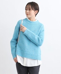 INDIVI | 【メランジ素材】ボトルネックニット(ニット/セーター)