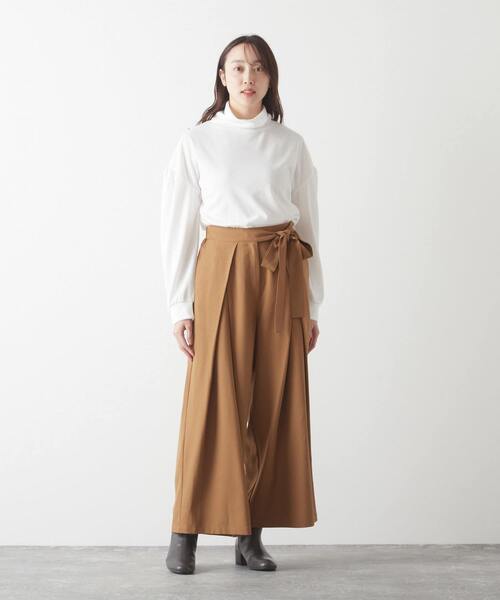 MELROSE claire(メルローズ クレール)の「【低めタートルネック♪サロペットやジャンスカのインにも使える一枚着プルオーバー】(Tシャツ/カットソー・レディース・オフホワイト/ブラック/グリーン/マスタード・FREE)」の12枚目の写真