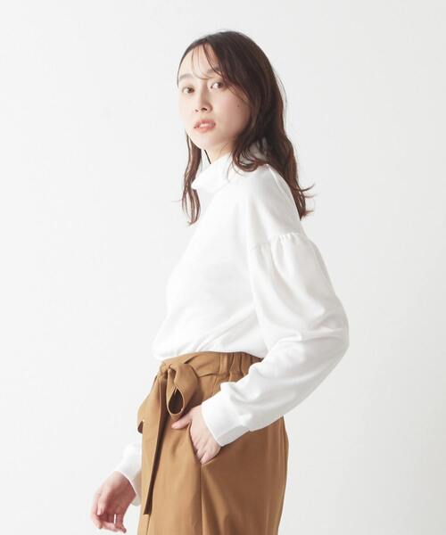 MELROSE claire(メルローズ クレール)の「【低めタートルネック♪サロペットやジャンスカのインにも使える一枚着プルオーバー】(Tシャツ/カットソー・レディース・オフホワイト/ブラック/グリーン/マスタード・FREE)」の11枚目の写真