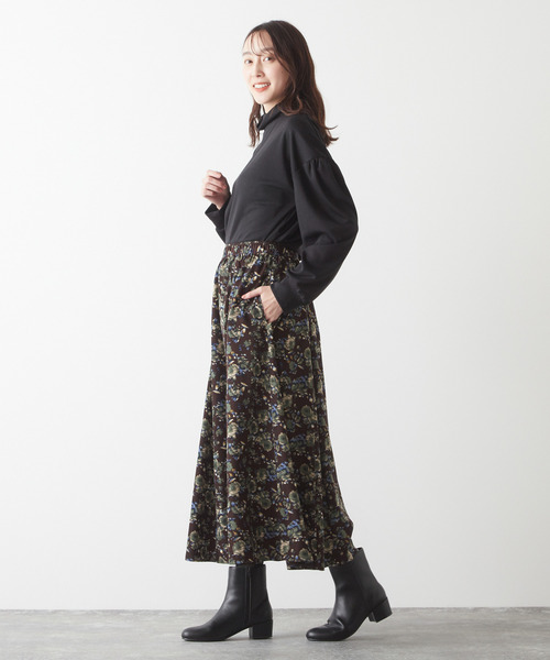 MELROSE claire(メルローズ クレール)の「【低めタートルネック♪サロペットやジャンスカのインにも使える一枚着プルオーバー】(Tシャツ/カットソー・レディース・オフホワイト/ブラック/グリーン/マスタード・FREE)」の16枚目の写真