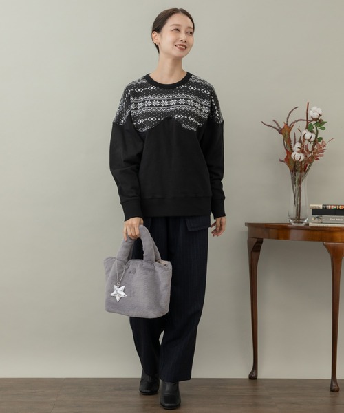 KATHARINE ROSS(キャサリンロス)の「【KATHARINE ROSS】WEB限定 モコモコファーバッグ(トートバッグ・レディース・グレー/ブラック/ベージュ/ブルー/ブラウン・MEDIUM)」の21枚目の写真