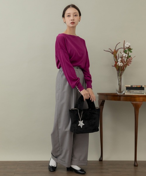 KATHARINE ROSS(キャサリンロス)の「【KATHARINE ROSS】WEB限定 モコモコファーバッグ(トートバッグ・レディース・グレー/ブラック/ベージュ/ブルー/ブラウン・MEDIUM)」の7枚目の写真