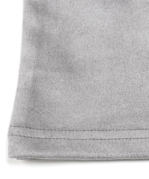LUXSTYLE（ラグスタイル）の「スエードポンチ切替ロンT（Tシャツ/カットソー・メンズ・ダークグレー/グレイッシュベージュ・L/M）」の15枚目の写真