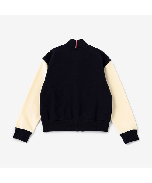 TOMMY HILFIGER(トミーヒルフィガー)の「KIDS ユニバーシティボンバージャケット(スタジャン・キッズ・ネイビー・150cm/160cm/130cm/140cm)」の3枚目の写真