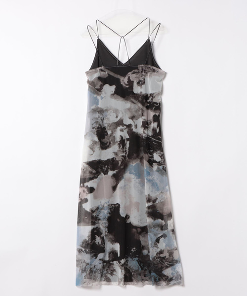 miette（ミエット）の「プリントチュールキャミソールワンピース（ワンピース・レディース・ホワイト/グレー・FREE）」の20枚目の写真