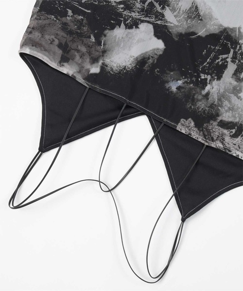 miette（ミエット）の「プリントチュールキャミソールワンピース（ワンピース・レディース・ホワイト/グレー・FREE）」の15枚目の写真