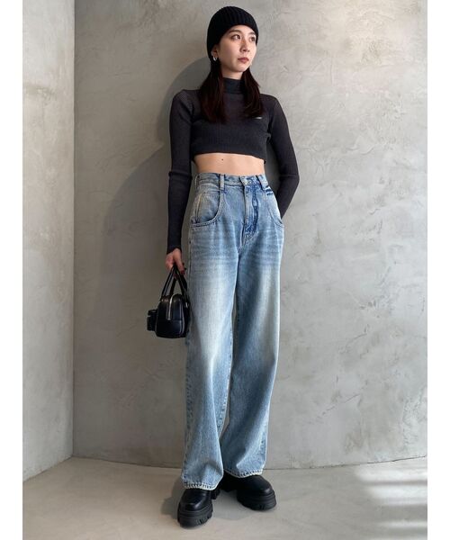 EMODA（エモダ）の「コンパクトニットキャップ（ニットキャップ/ビーニー・レディース・ベージュ/グレー/ブラック・FREE）」の11枚目の写真