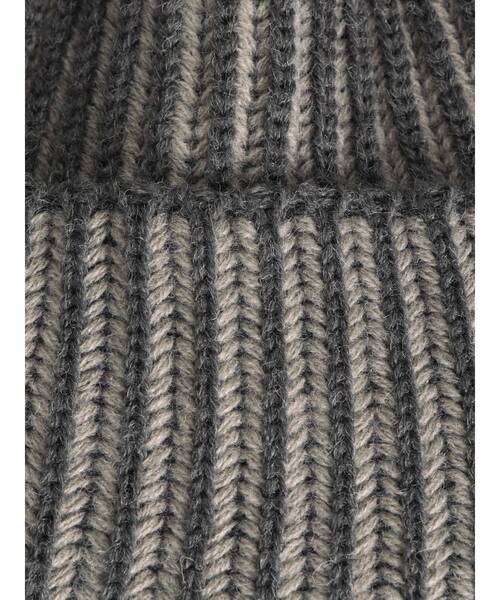 EMODA（エモダ）の「コンパクトニットキャップ（ニットキャップ/ビーニー・レディース・ベージュ/グレー/ブラック・FREE）」の7枚目の写真