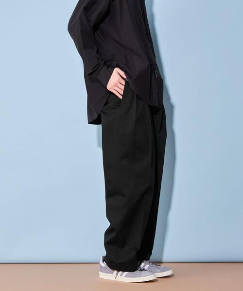 CITEN（シテン）の「＜CITEN＞2タック ワイド チノパンツ（チノパンツ・メンズ・ブラック/ライトグレー/ベージュ・S/M/L）」の6枚目の写真