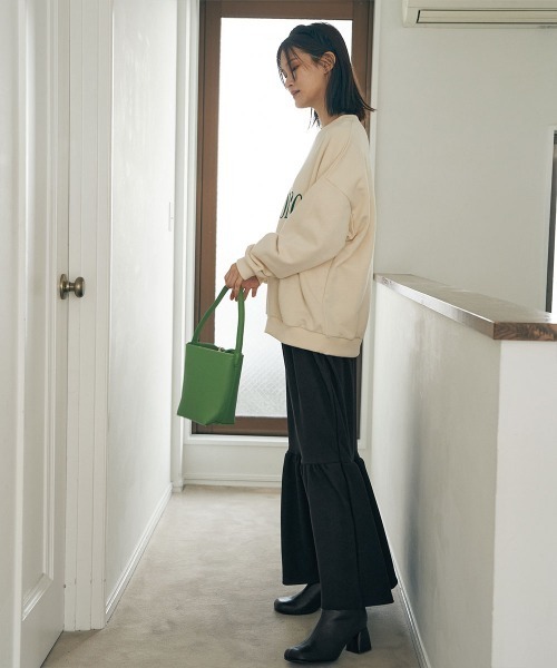 marjour（マージュール）の「RIB TIERED SKIRT（スカート・レディース・チャコール/ブラック・M/S）」の15枚目の写真