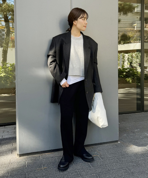 セール】FINEWOOL KNIT スラックス（スラックス）｜Plage（プラージュ