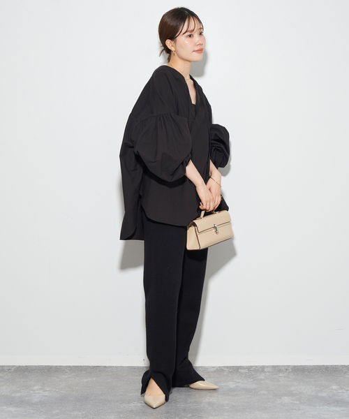 FINEWOOL KNIT スラックス（その他パンツ）｜Plage（プラージュ