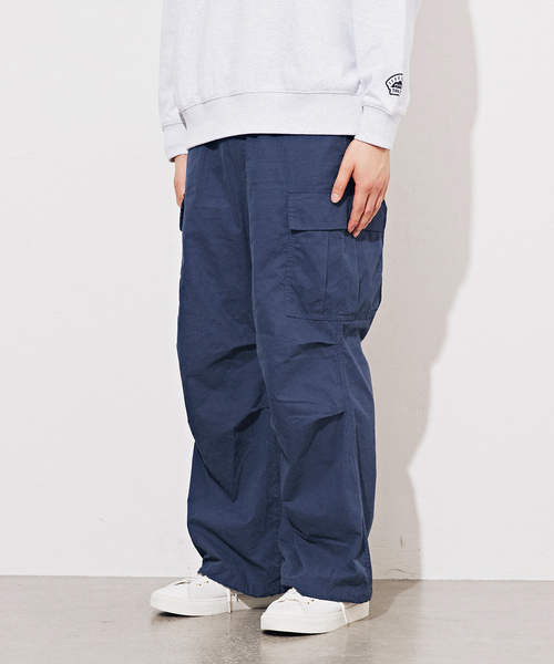 B.C STOCK（ベーセーストック）の「オーバーカーゴパンツ（カーゴパンツ・メンズ・ベージュ/ブルー系その他/ブラック/カーキ/レンガ・FREE）」の4枚目の写真