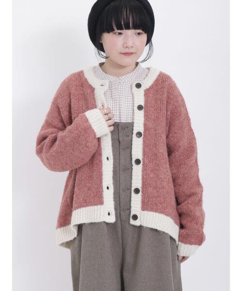 Samansa Mos2（サマンサ モスモス）の「【保温加工】バンドカラー比翼シャツ（シャツ/ブラウス・レディース・ベージュ/サックスブルー/ブラック/オフホワイト・F）」の7枚目の写真