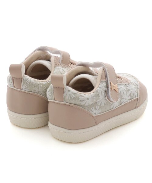 apres les cours(アプレレクール)の「GIRLSレースベルトスニーカー(スニーカー・キッズ・ピンク/ベージュ・15 /17/14/16/18/19)」の9枚目の写真