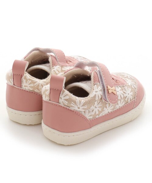 apres les cours(アプレレクール)の「GIRLSレースベルトスニーカー(スニーカー・キッズ・ピンク/ベージュ・15 /17/14/16/18/19)」の8枚目の写真