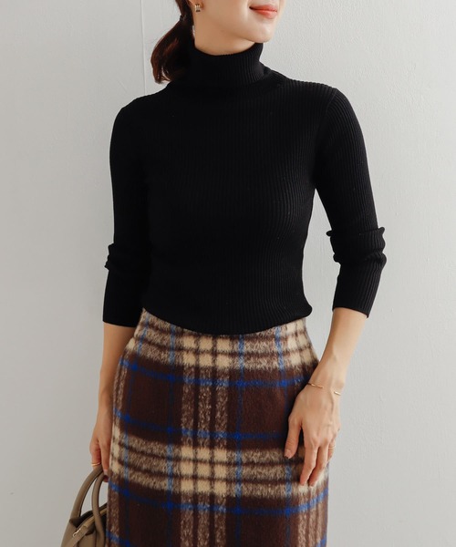セール】タートルネックリブニット（ニット/セーター）｜URBAN