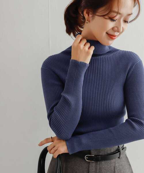 セール】タートルネックリブニット（ニット/セーター）｜URBAN
