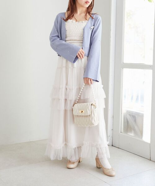 MAJESTIC LEGON（マジェスティックレゴン）の「【WEB限定S・XLサイズあり】ラメリボンパンプス（パンプス・レディース・ゴールド/ピンク/シルバー/ダークグレー・LARGE/SMALL/MEDIUM/X-LARGE）」の16枚目の写真