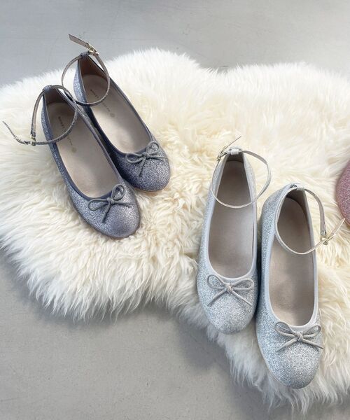 MAJESTIC LEGON（マジェスティックレゴン）の「【WEB限定S・XLサイズあり】ラメリボンパンプス（パンプス・レディース・ゴールド/ピンク/シルバー/ダークグレー・LARGE/SMALL/MEDIUM/X-LARGE）」の22枚目の写真