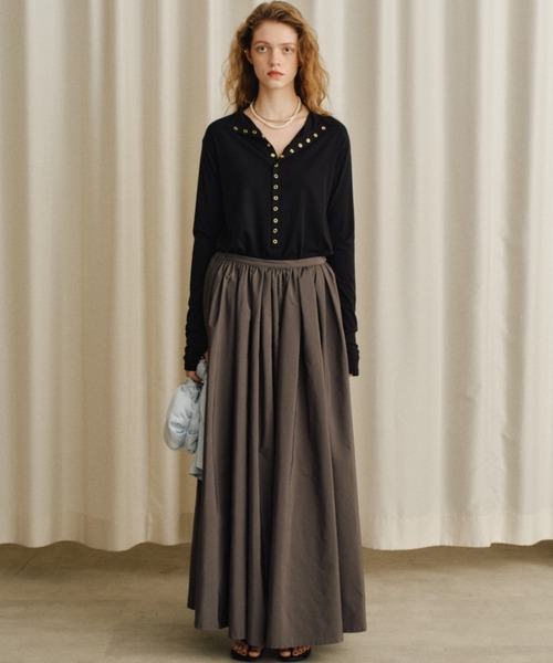 美品★yae ボリュームタフタスカート セール】Voluminous taffeta skirt/ボリュームタフタスカート