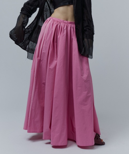 セール】Voluminous taffeta skirt/ボリュームタフタスカート