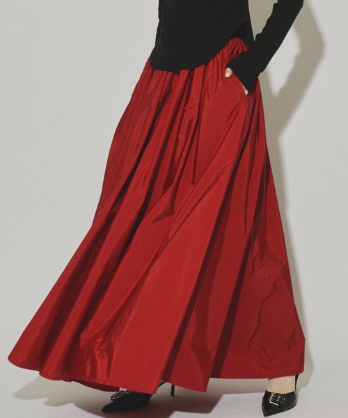 yae ボリュームタフタスカート yae（ヤエ）の「Voluminous taffeta skirt/ボリュームタフタ