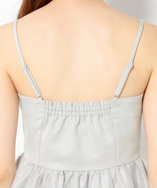 Another Edition(アナザーエディション)の「チュールペプラムキャミソール/AEFC チュールペプラム CAMI(キャミソール・レディース・ライトグレー/オリーブ/ベージュ・フリー)」の12枚目の写真