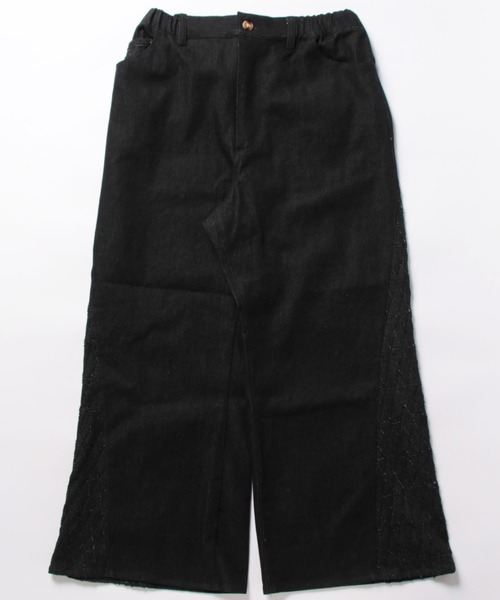 チャイハネ（チャイハネ）の「【チャイハネ】ベーシィブーツカットデニムパンツ（デニムパンツ・レディース・ダークブルー/ライトブルー/ブラック・FREE）」の4枚目の写真