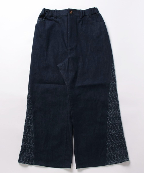 チャイハネ（チャイハネ）の「【チャイハネ】ベーシィブーツカットデニムパンツ（デニムパンツ・レディース・ダークブルー/ライトブルー/ブラック・FREE）」の10枚目の写真