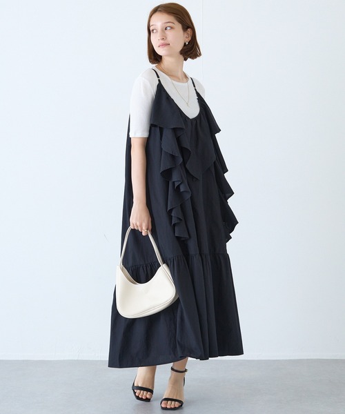 LAVEANGE（ラビアンジェ）の「2WAYフリルキャミワンピース（ワンピース