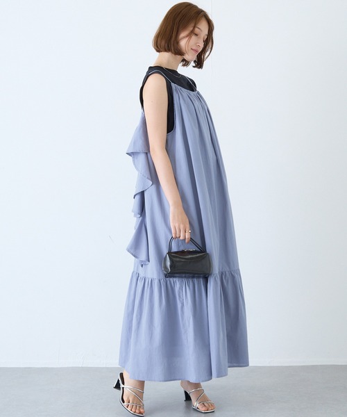 LAVEANGE（ラビアンジェ）の「2WAYフリルキャミワンピース（ワンピース