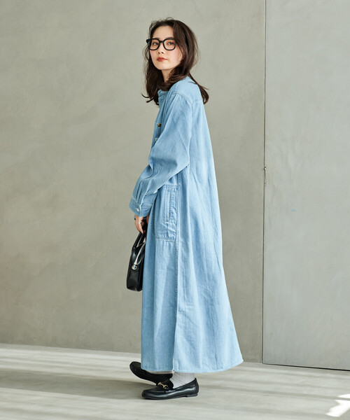 Lee/リー WEB限定 別注FLARE MAXI ONEPIECE/フレア マキシ ワンピース