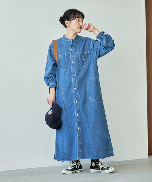 Lee/リー WEB限定 別注FLARE MAXI ONEPIECE/フレア マキシ ワンピース