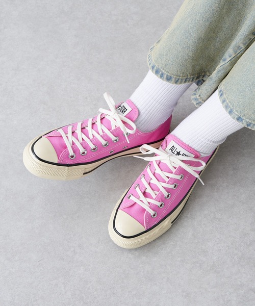 CONVERSE（コンバース）の「【CONVERSE/コンバース】ALL STAR US AGEDCOLORS OX（スニーカー・レディース・グリーン系その他/ピンク・24cm/23.5cm/24.5cm）」の11枚目の写真